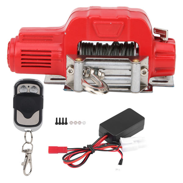 1/10 Crawler Winch Trådlös Fjärrkontrollmottagarset för Traxxas HSP Redcat Bil