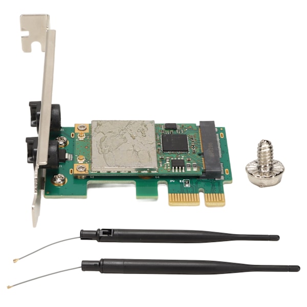 512AN MMW 300Mbps 2.4GHz 5.0GHz Mini PCIE Trådlöst WLAN-kort Plug and Play PCIE till Mini PCIE-adapter för bärbar dator