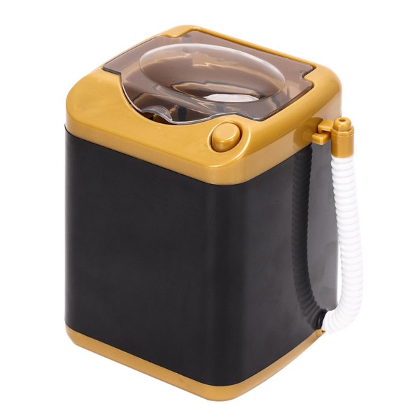 Elektrisk Mini Vaskemaskine Kosmetisk Værktøj Rensemaskine Børn Legetøj Gave (Guld)++/