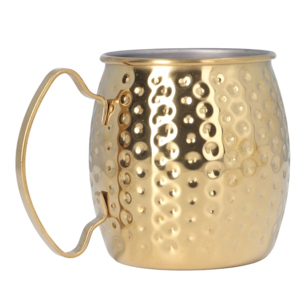 BEMS Moscow Mule Mug Utsökt 304 Rostfritt Stål 500ml Stor Kapacitet Cocktail Mugg för Barer Hotell Restauranger Guld