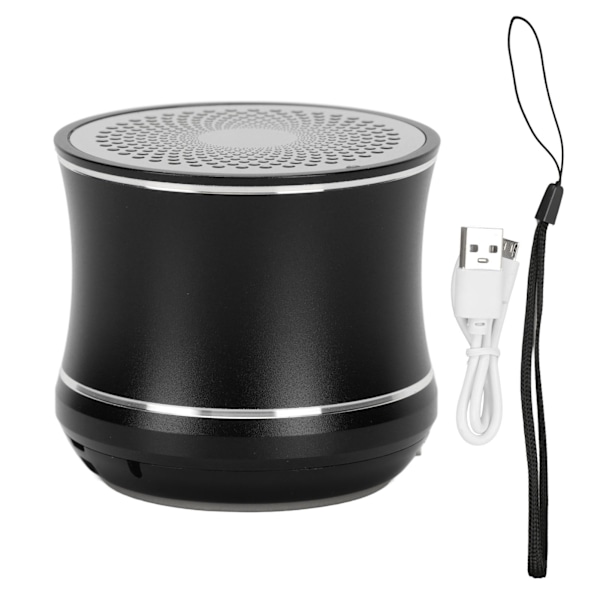 Mini Bluetooth Højttaler IP67 Vandtæt Auto Connect Bærbar Trådløs Højttaler med Basradiator til Brusebad Cykel Bil Sort