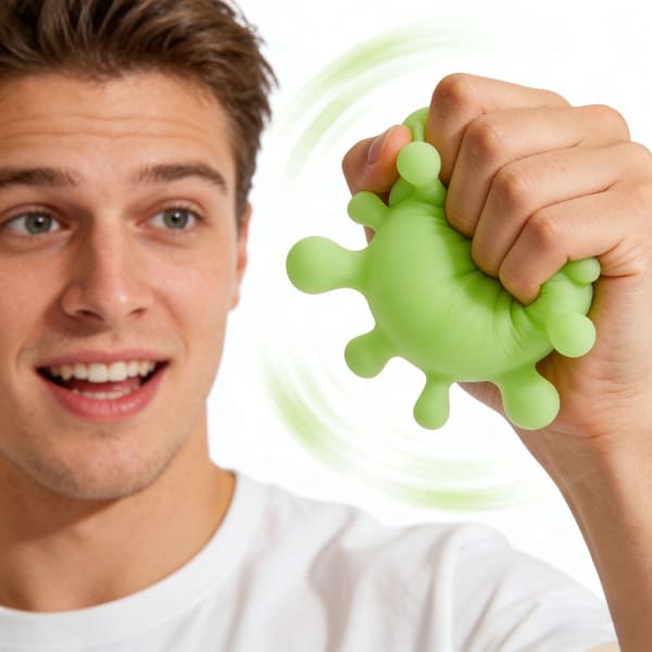 NY SPLOOT SPLAT, GRØN FARVE VALGT, STRESSBOLD AFLASTER, SENSORISK FIDGET Green