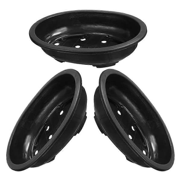 【BEMS】Oval bonsai-potte Kompatibel med hagearbeid, 3 stk.