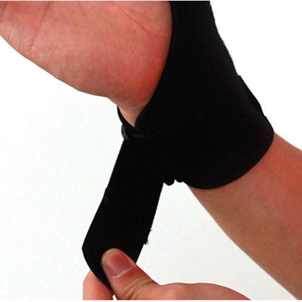 Handledsskydd för tummen, justerbara bandage, viktliftningshandledsband för utomhussporter (R)