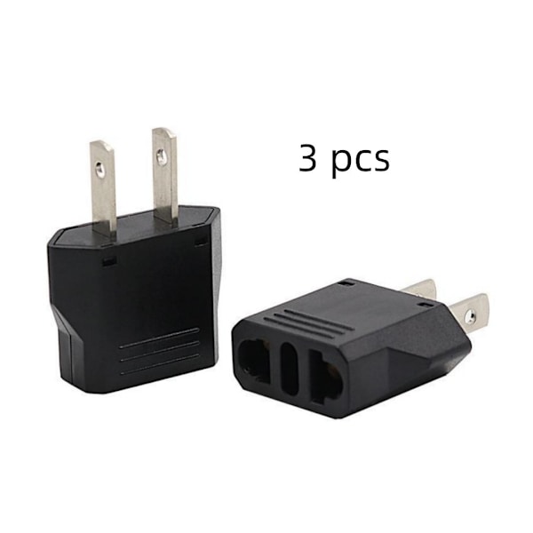Reiseadapter EU til USA 3-pakning