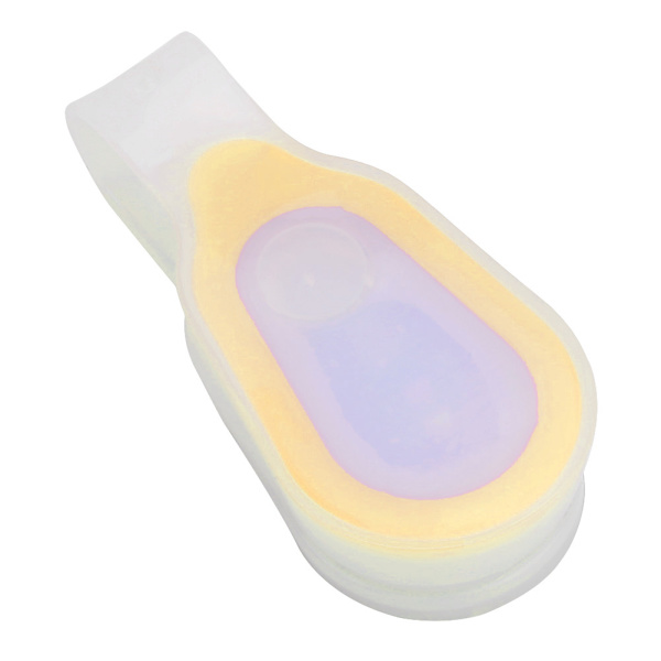 Silikon Gel Nat Cykling Løbe Rygsæk Sikkerhed Advarsel LED Blinklys Lampe (gul)