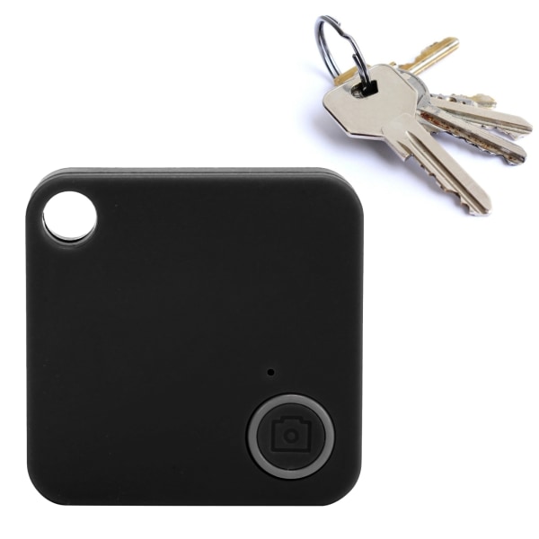 TIMH Bluetooth Tracking Device AntiLost Key Finder Item Locator AntiTheft Alarm for Children Pet Wallet (svart)