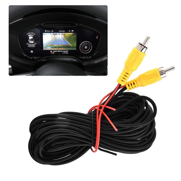 【BEMS】6M Mann til Mann RCA Bil Ryggekamera Video AV-kabelledning