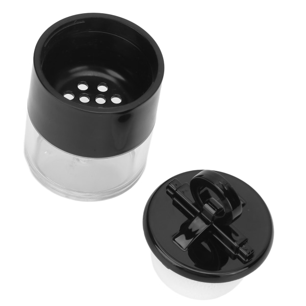 Løs pulver tom boks Mini bærbar tom makeup pulverbeholder med flokkende puff (soppform) ++/