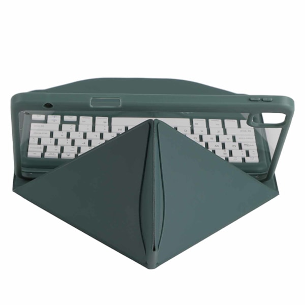 Pystynäppäimistö Kotelolla Tummanvihreä Ergonominen Magneettinen Irrotettava Pystynäppäimistö Kotelolla Kynäteline IOS-Tableteille