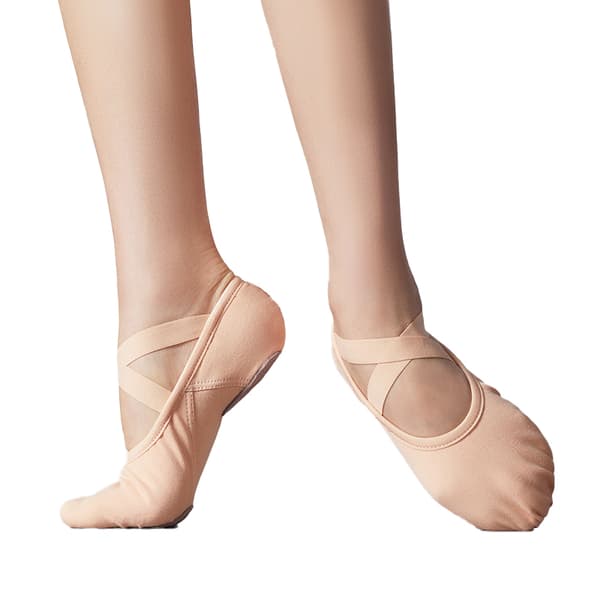 Balletsko med delt sål, flade gymnastikdansesko 32