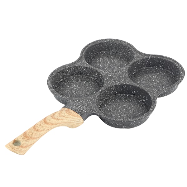 Non-Stick 4-Huls Æggepande: Perfekt til Induktionsplader og Gasskomfur