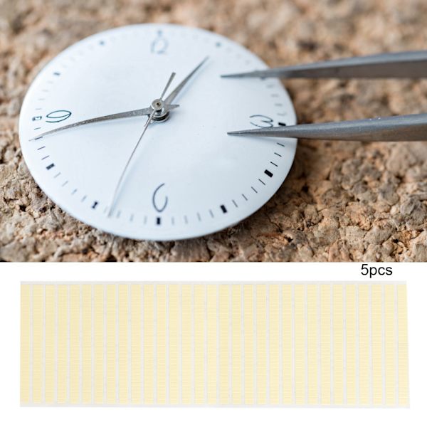 5 st Watch Dial Sticking Spots Rörelse Reparation Lim Pads Tejp Urmakare Verktyg