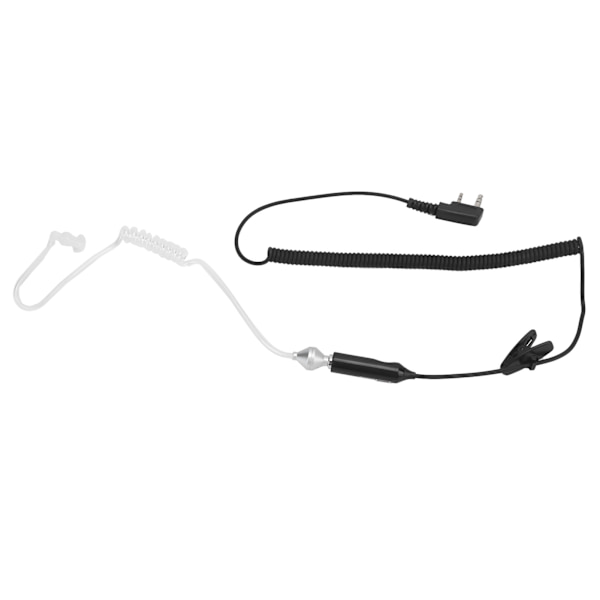 Walkie Talkie Øretelefon 2-polet K-hoved Headset til KENWOOD TH-F6 / F6A/ D7/ D7A/ D7AG/ D7E/ F7/ F7E/ G71/ G71A