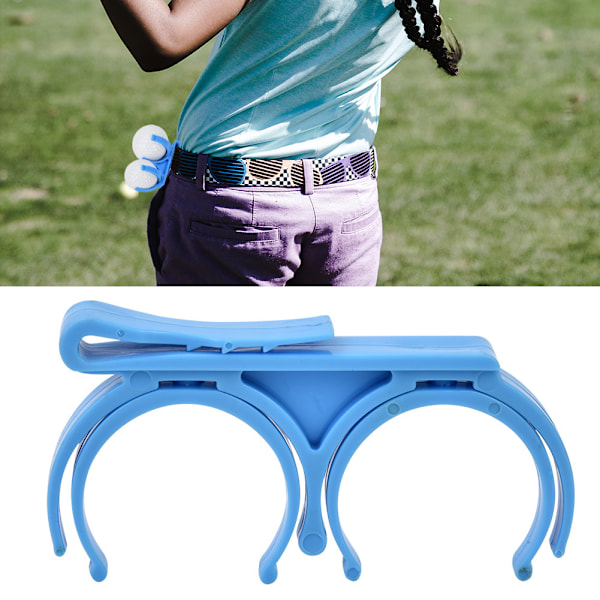 Professionell Golfbollshållare Clip Organiser Golfare Golfverktyg Tillbehör (blå)