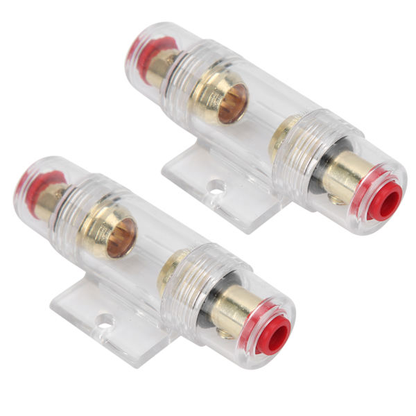 2 kpl Autostereo AGU sulakepesä W/60A 80A sulakkeet Sulakepesä 4 6 8 gauge johdolle 12‑24V