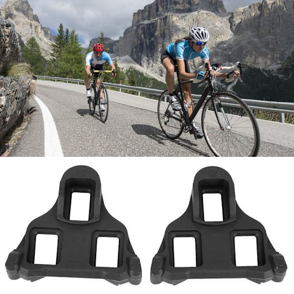 1 Par Cykel Mountain Cykel Sko Klamper Pedal Låsning Plade Tilbehør til SPD Landevejscykler Sort