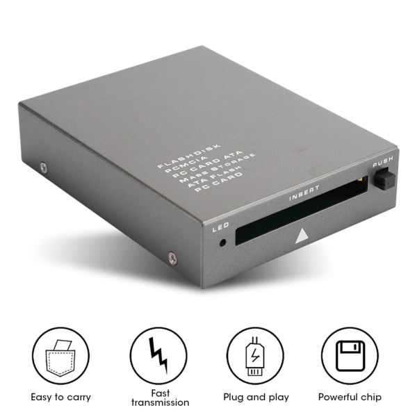 TIMH USB2.0 till PC ATA Flash-minneskortläsare Plug and Play-adapter för PC-dator