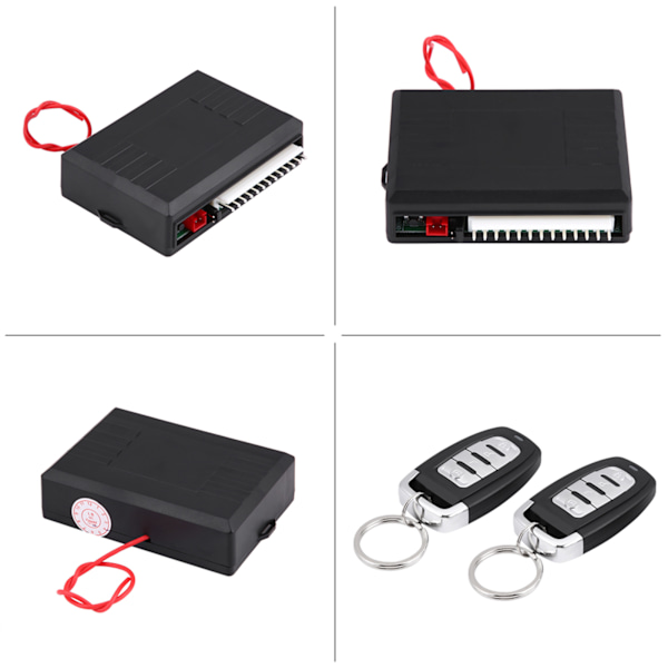 Nyckelfritt bilstartsystem Dörrlås Central Låsning Fjärrkontroll Kit Universal