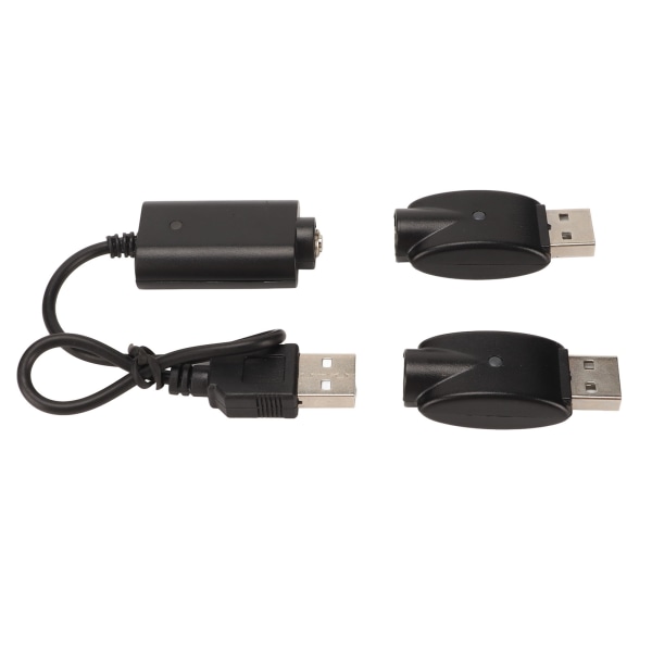 Smart USB laddare för USB -adapter med LED-indikator Intelligent överladdningsskydd Svart ++