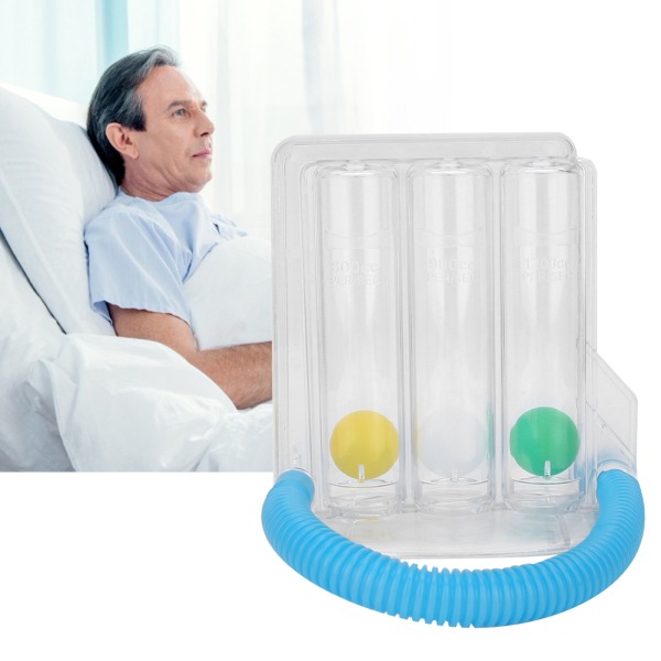 TIMH Pustetrener Vitalkapasitet treningsinstrument Lungefunksjon Respirasjonstrener