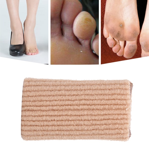 10 stk Elastisk tåbetræk Smertelindrende Ligtorne Forhindrer Blød Finger Toe Wrap Protector++/