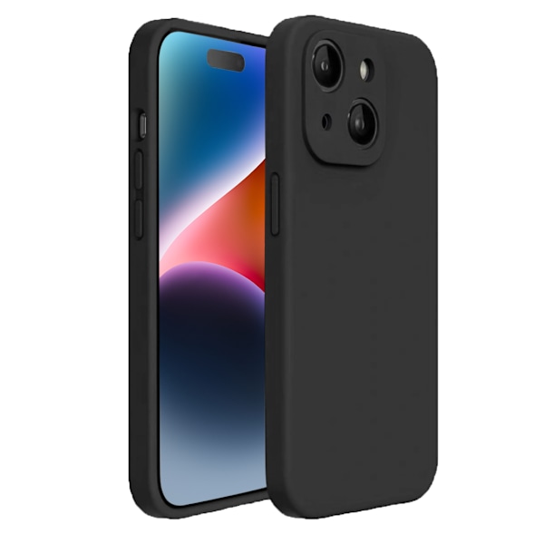 【BEMS】Compatible with iPhone 14 Matte Black Case - With Camera Protection