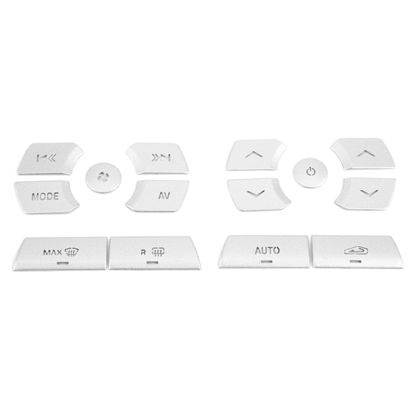 14 st Air Condition Button Cover Trim AC Control Dekaler Passar för Jaguar XF 2012‑2015