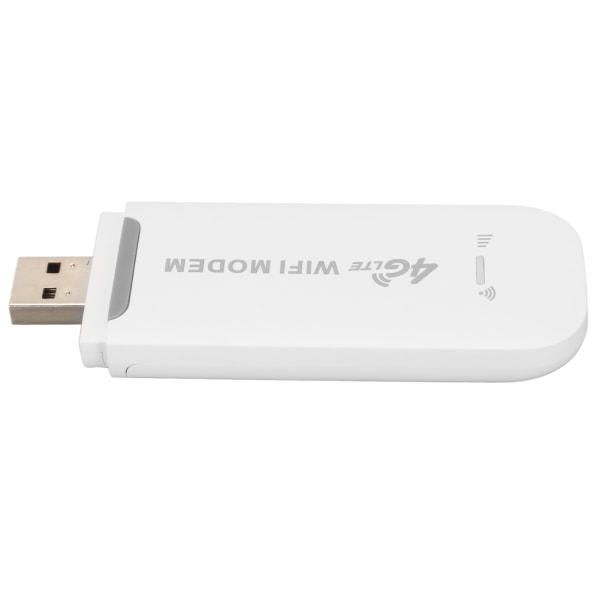 Langaton 4G LTE -reititin 150 Mbps:n tuki 10 käyttäjän USB liitännän kannettava WiFi-modeemi tablet-tietokoneelle, valkoinen ++