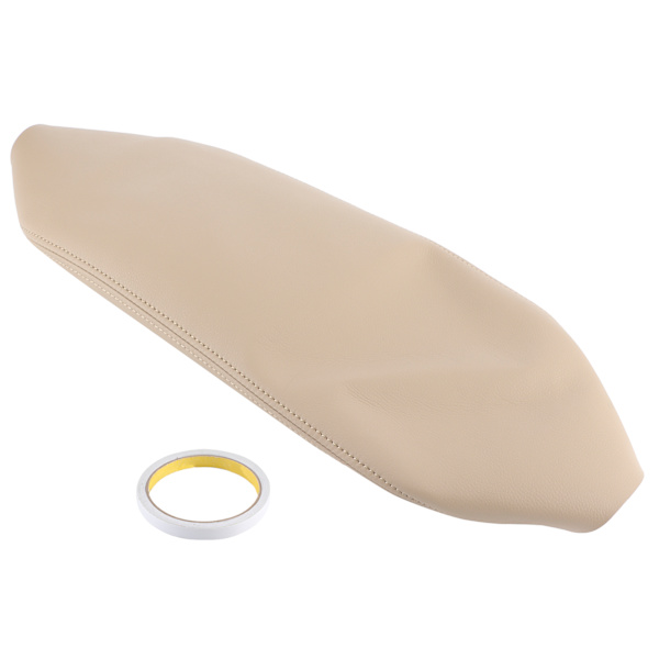Armstödsöverdrag i PU-läder för mittkonsolen, passar Camry 2007-2011, Beige