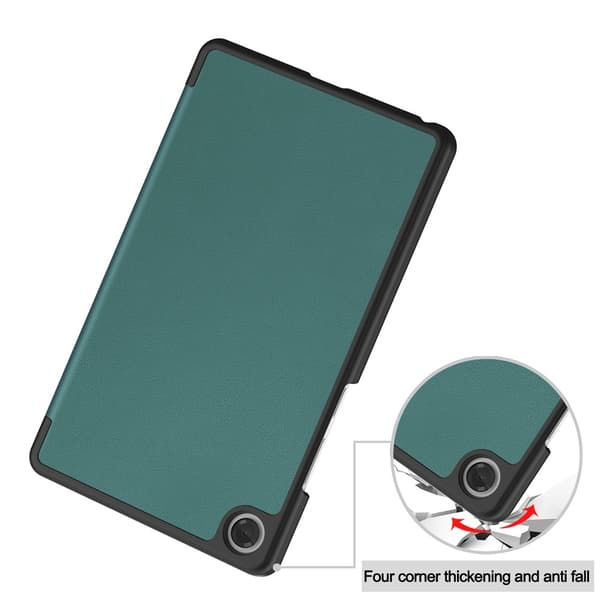 Lenovo Tab One Trifold Cover - Mørkegrøn Mörkgrön green