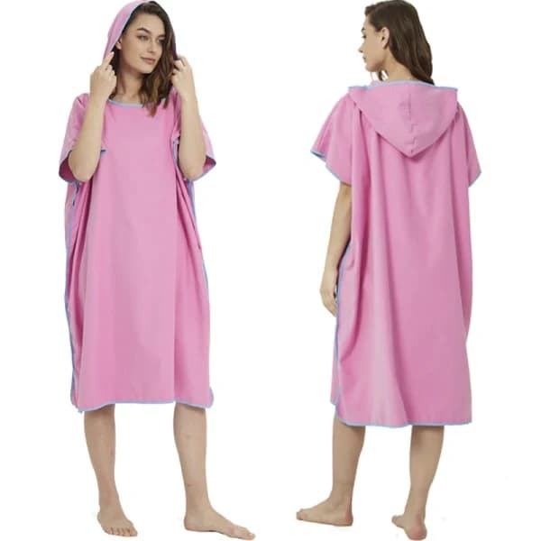 TIFF Blå Surfponcho för Dam och Herr - Badrock, Strandponcho