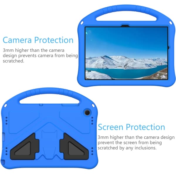 Samsung Galaxy Tab A9+ / A11+ EVA støtsikkert etui med holder Blå