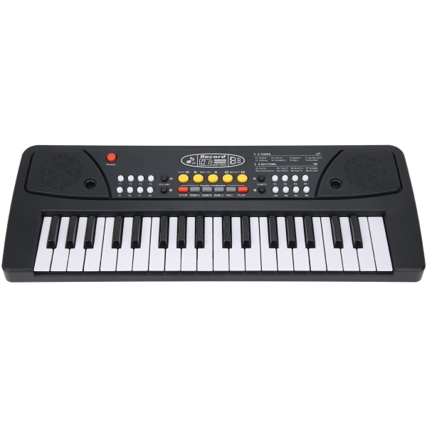 Elektroniskt Piano för Barn 37 Tangenter Multifunktionellt Keyboard Musikinstrument Tillbehör BF-430A2