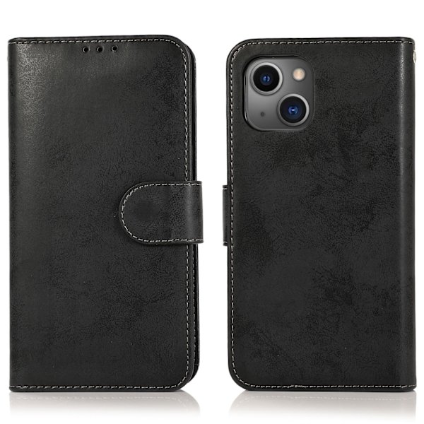 【BEMS】Compatible with iPhone 13 Wallet Magnet Black Svart black