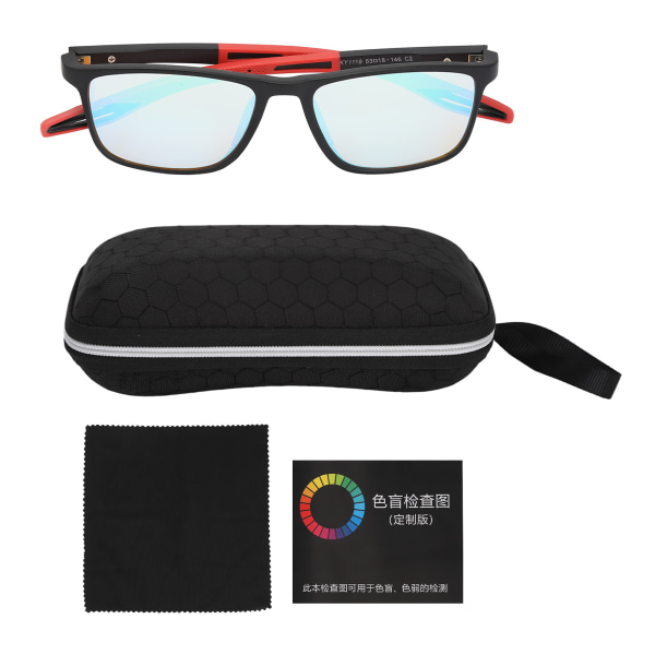 Fargeblindhetsbriller Herre Kvinner Innendørs Utendørs Fargeblindbriller for fargesynsfeil med etui ++/