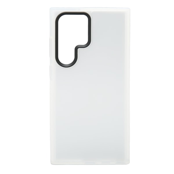 All Inclusive Phone Case TPU 1:1 Ultratynd Abrazine Stødsikker Phone Case til S23 Ultra White
