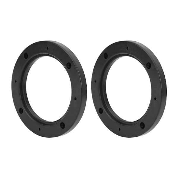 2 stk 4-tommers bilstereo høyttalerring Pad Svart Bil Modifisering Erstatning Universal