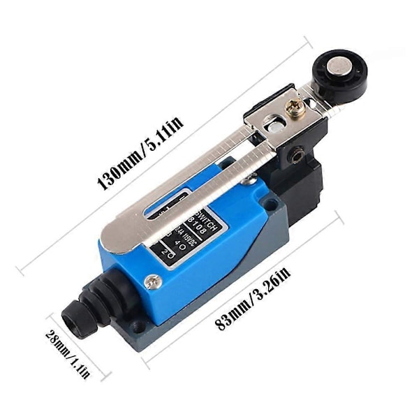 Limit Switch ME-8104/ME-8108 Momentary Adjustable Roller Lever Switch