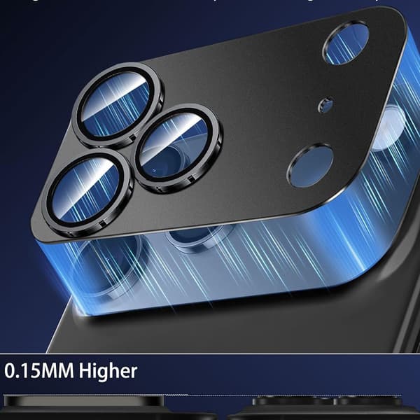 【BEMS】iPhone 17 Pro Kamerabeskyttelse Ultratyndt & Komfortabelt 2.5D-design