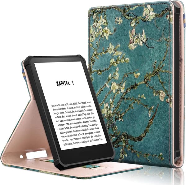 2-pack Folding Case for Kindle (11th Generation 2022), with Auto On/Off, Lightweight Case with Hand Strap