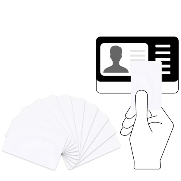10 st/set 13,56 MHz Smarta RFID-block 0 Skrivbar IC UID-kort Bytbart Inmatningsåtkomstkort