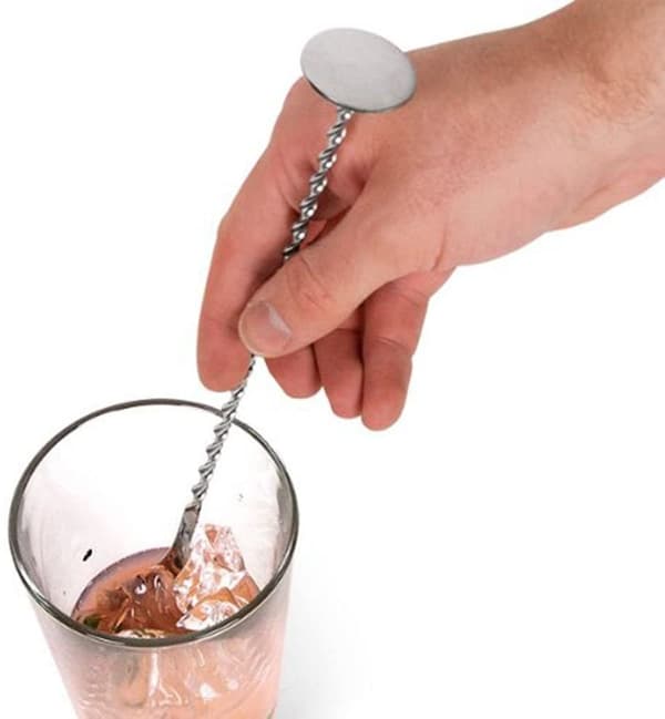 10-delt cocktail sæt, barsæt, shaker 750 ml - Rustfrit stål Sølv 702