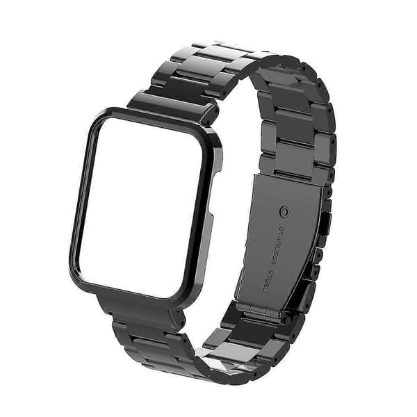 Metalliranneke Xiaomi Mi Watch Lite / Redmi Watch -kelloon Black
