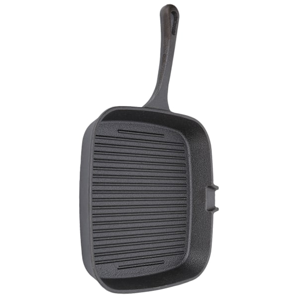 Non-stick Grillpande med Varmebestandig Håndtag - Hurtig Varmeledning Jernstribe - Perfekt til at Stege Bøf i Hjemmekøkkenet (22cm)