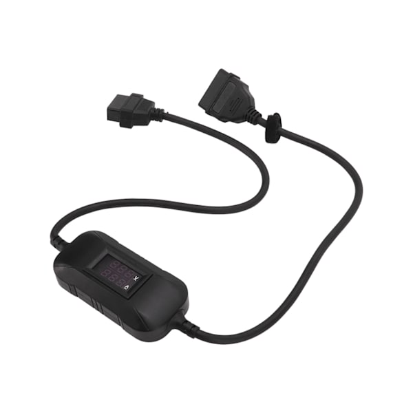 12‑24V OBD2 scanneradapterkabel Passer til X431 Easydiag 2.0/3.0 GOLO ABS Varmebestandig til tunge lastbiler Diesel Sort