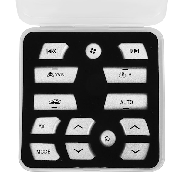 14 st Air Condition Button Cover Trim AC Control Dekaler Passar för Jaguar XF 2012‑2015