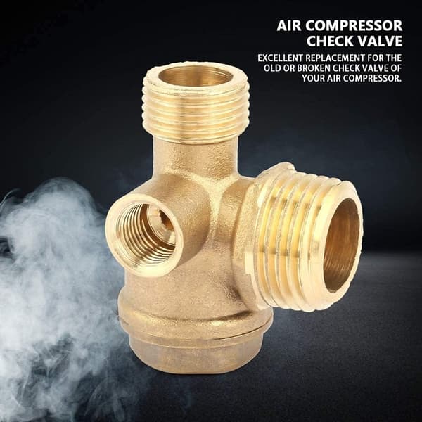 Trevejs luftkompressor kontraventil, direkte tilslutning luftkompressor kontraventil, ventilåbning: 20 mm 16 mm 10 mm