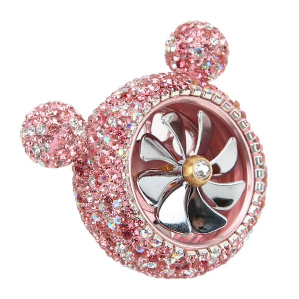 Bil Luftventil Duftdekoration Glitrende Rhinestones Sød Form Interiør Bildekoration Pink