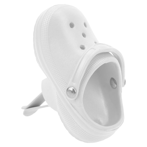 Sandaalin muotoinen tuuletusklipsi Söpö lievittää ajoväsymystä Virkistävä ilmastointilaite Ulostulo diffuusoripidike Valkoinen ++/